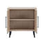 Armoire d'appoint cannelée 31 po | Rangement et présentation en chêne blanchi | Idée cadeau-121051027