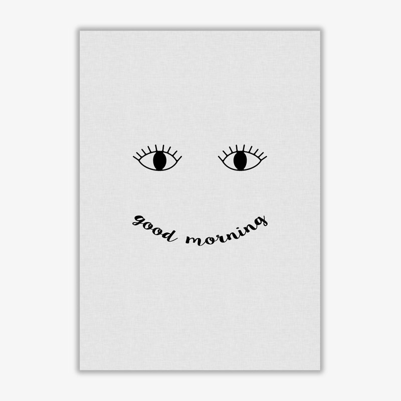 Good Morning - Print, 60 cm H x 42 cm W x 1 cm D, No Frame