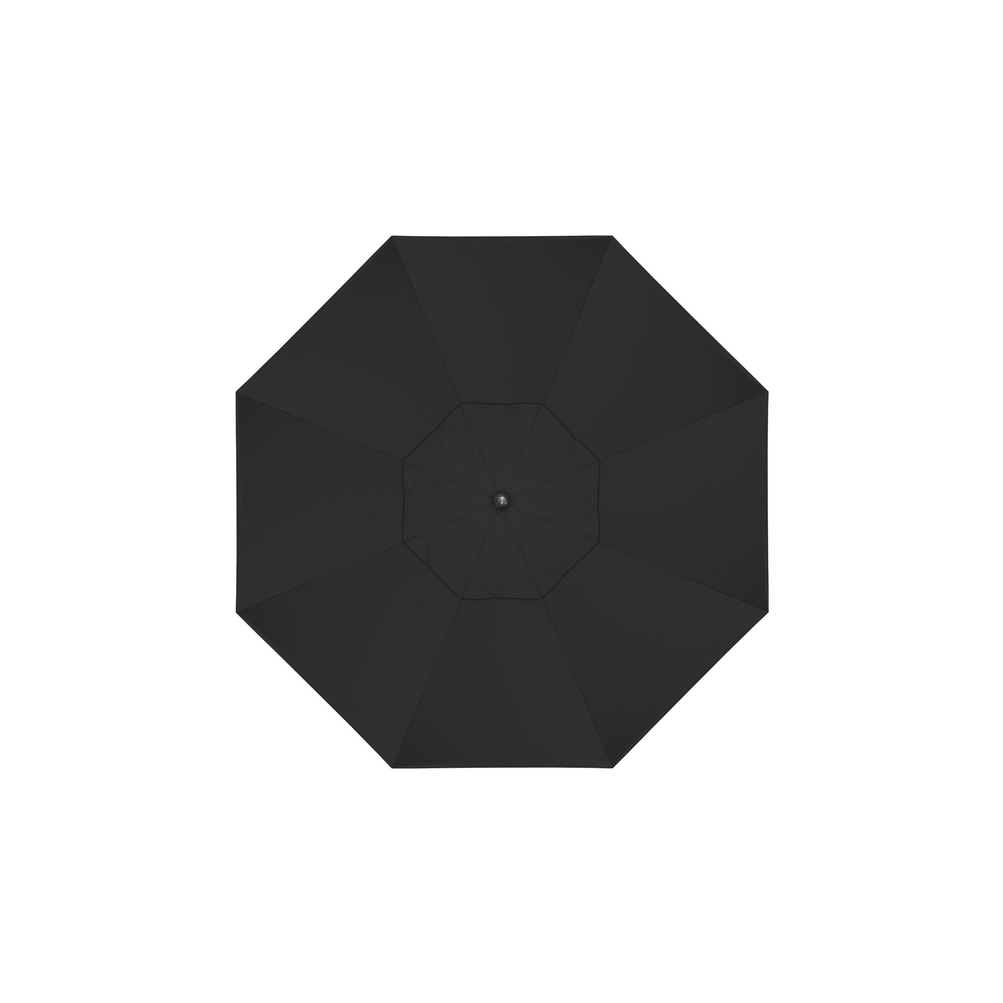 9' Market Sunbrella Umbrella, Canvas Black Sunbrella® Canvas
