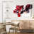 Avery Red Motion Abstract-107679798
