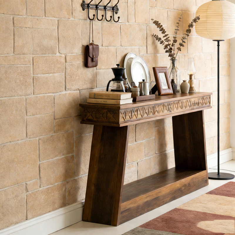 Two-Tiered Sofa Table,Versatile Entryway Table,Console Table