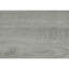 Banc rectangulaire gris en stratifié de 42 po avec des sangles en métal noir pour le rangement et le couloir modernes