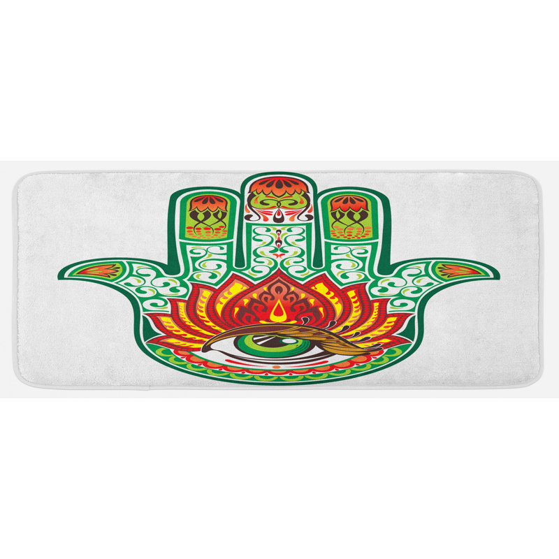Tapis de cuisine hamsa