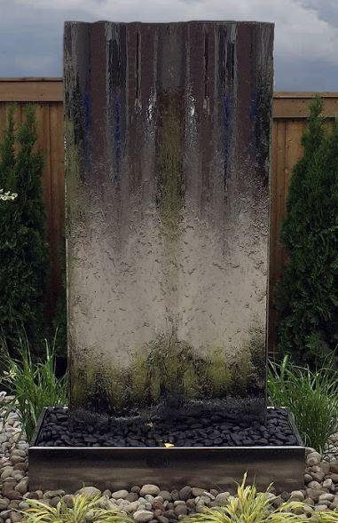 Fontaine murale en acier inoxydable s-water