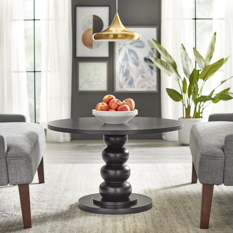 Table basse à piédestal