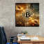  «Glowing Bitcoin» par Rey Klimt, art mural sur toile, 37 po x 37 po-1263987955