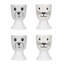 Cat Dog 4 Piece Egg Cup Set