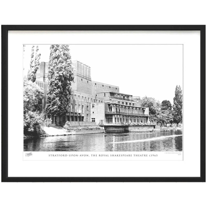 Stratford-Upon-Avon, The Royal Shakespeare Theatre C1965 - Single Picture Frame Print, 45cm H x 60cm W x 2.3cm D