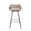 PE Rattan Bar Stool With Comfortable Cushions And Durable Metal Hairpin Legs For Outdoor Use
