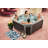 Maui Hot Tub New for 2025, 6-Person Open, 25 SS Jet, 110V/230V, Real Stainless Heater, Beautiful Upgraded Synthetic Wood Skirt, Ozone, Waterfall and LED Lighting-110543694