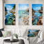 «Beach Photo Tranquil Tidepools», 3 pièces-70531796-70531792