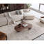 Table basse de 47 pouces en forme de nuage avec 3 pieds sphériques pour le salon, pieds noyer noirs-628528005-637434240-637434302