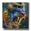  «Mandrill» par Pedro Gavidia, art mural sur toile, 12 po x 12 po