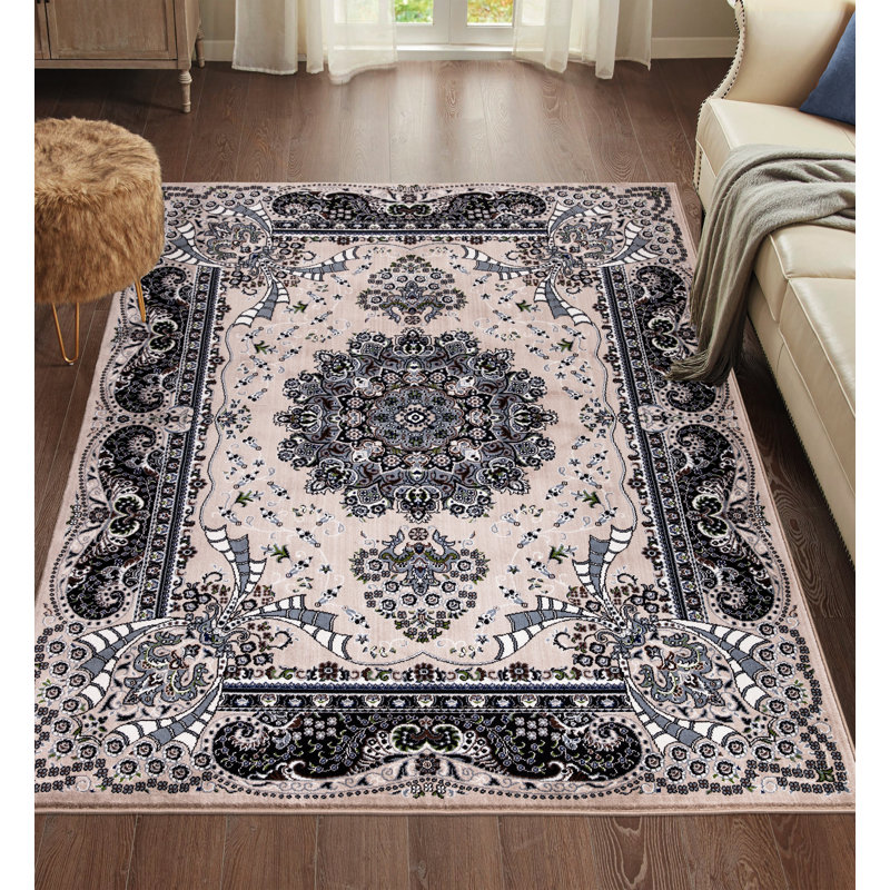 Constina Oriental Indoor / Outdoor Area Rug, Round 120cm