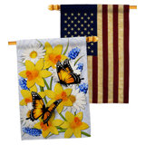 Double Sided 18.5'' H x 13'' W Polyester Animal Garden Flag