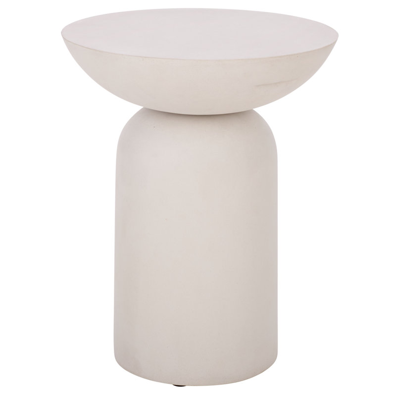 Table d'appoint Dylan, Blanc