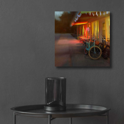 Jennifers Bike by Dawn D Hanna  Unframed Print