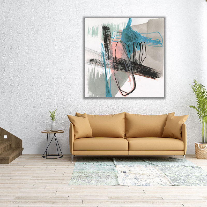 Linear Instinct IV - reproduction d'art sur toile, H 24 po x l 24 po