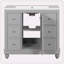 Meuble-lavabo de salle de bain - 36 x 18 x 34 pouces-1414370916