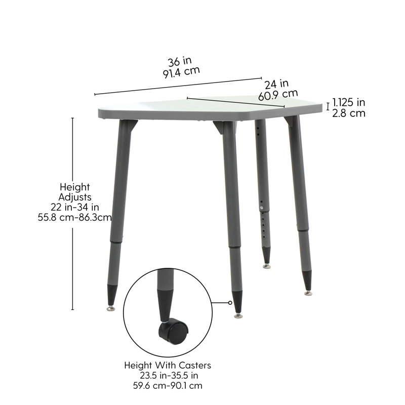 Table d'activité Adapte 24 x 36 Petal, Mer du nord