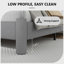 Ensemble de lit plateforme tapissier 2 pièces Boucle-797335843-797335871