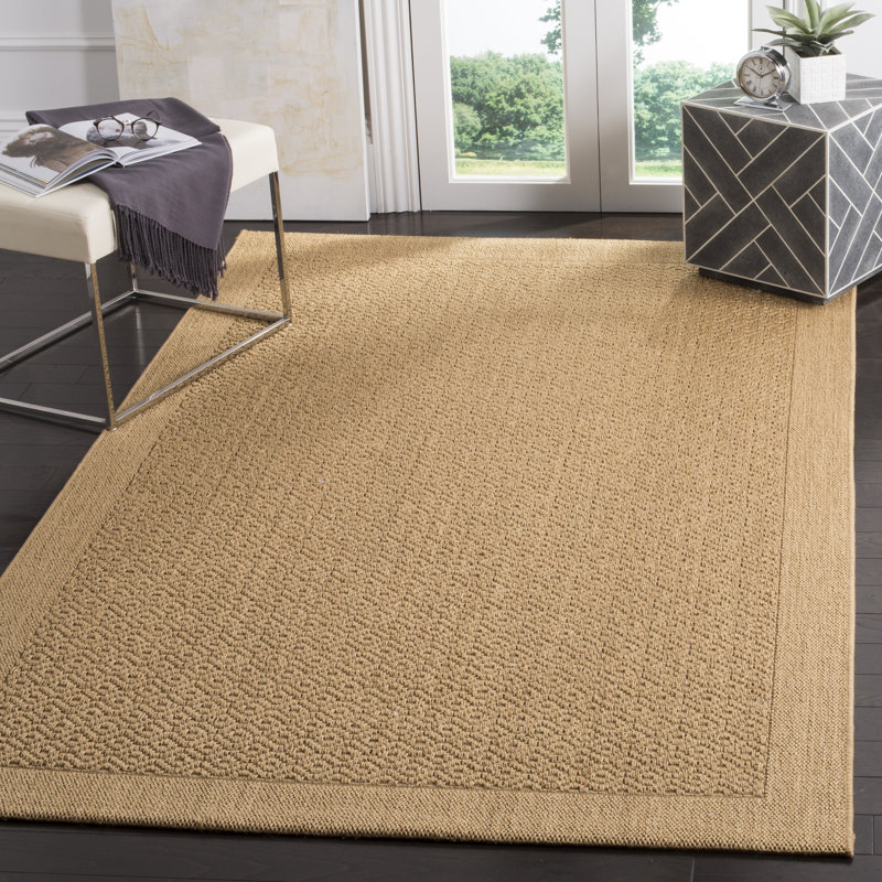 Tapis en sisal et en jute tissé jacquard Wyckhoff Palm Beach