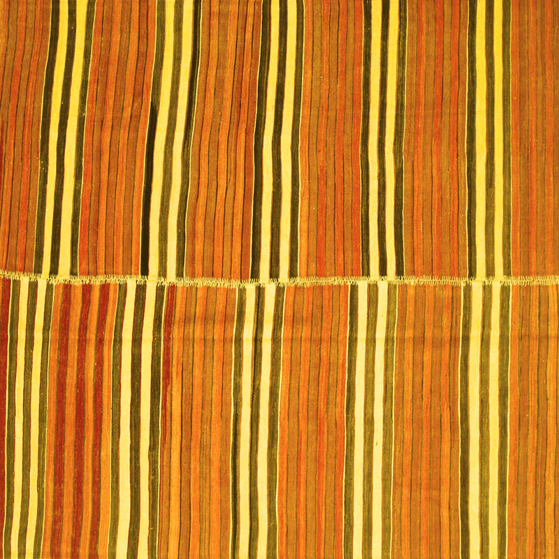 Performance Striped Indoor Rug, Square 6'