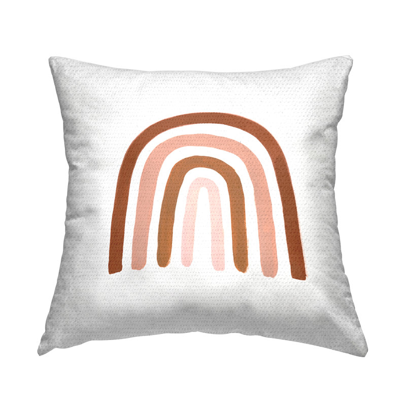Coussin d'extérieur à motif d'arc-en-ciel de roses du sud-ouest par Victoria Borges