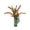 Dendrobium Orchid with Protea and Berries Mixed Floral Arrangement in Vase