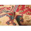 Tapis rouge en laine noué à la main de conception unique 6 pi 2 po x 8 pi 9 po New Age Finest Ghazni