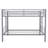 Aafke Kids Twin Size Metal Bunk Bed Frame with Ladder & Full-Length Guardrail Heavy Duty Sturdy 2 in 1 Convertible Bunk Bed-1376246323
