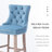 Upholstered Counter Stool with Solid Wood Frame-724752136-724752144