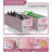 Sorbus Narrow Dresser with 5 Drawers - Vertical Slim Storage Chest of Drawers with Steel Frame, Wood Top & Easy Pull Fabric Bins for Small Spaces, Closets, Bedrooms, Bathrooms & Laundry, Tie Dye Pink-121335645