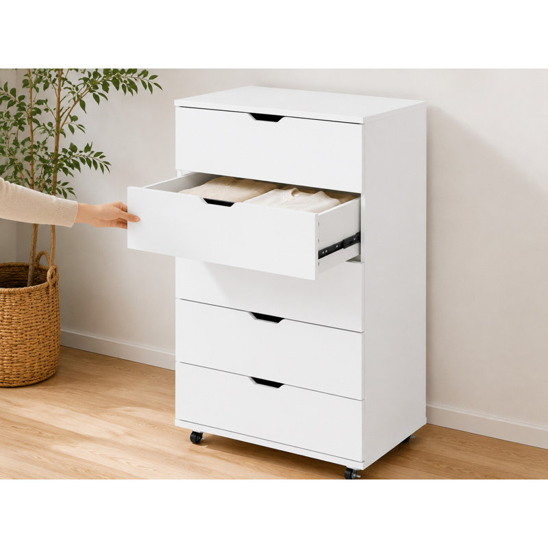 Commode 5 tiroirs 46,46 po H