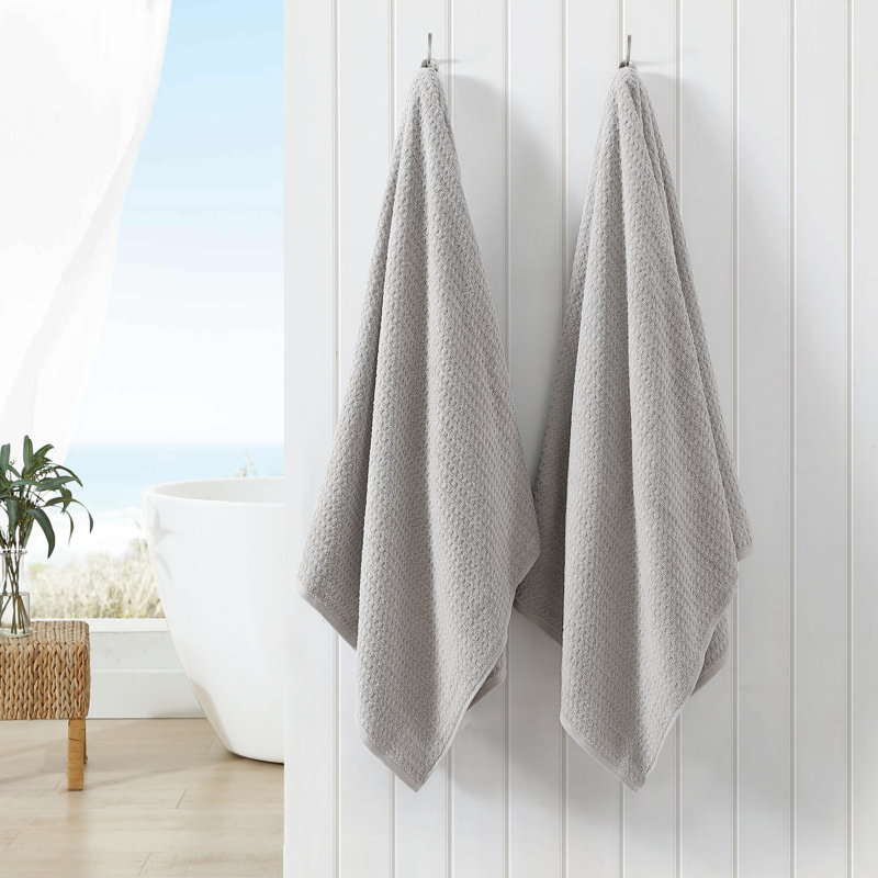 2 Piece 100% Cotton Bath Sheet Towel Set, 6 Pack-Piece Towel Set, Gray