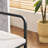 Of 2 Stylish Upholstered Counter Height Bar Stools With , Metal Structure And Beige Upholstery For Home Bar, Kitchen Island, Dining Comfortable Frame