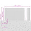 80cm H x 2500cm W Steel Border Fencing