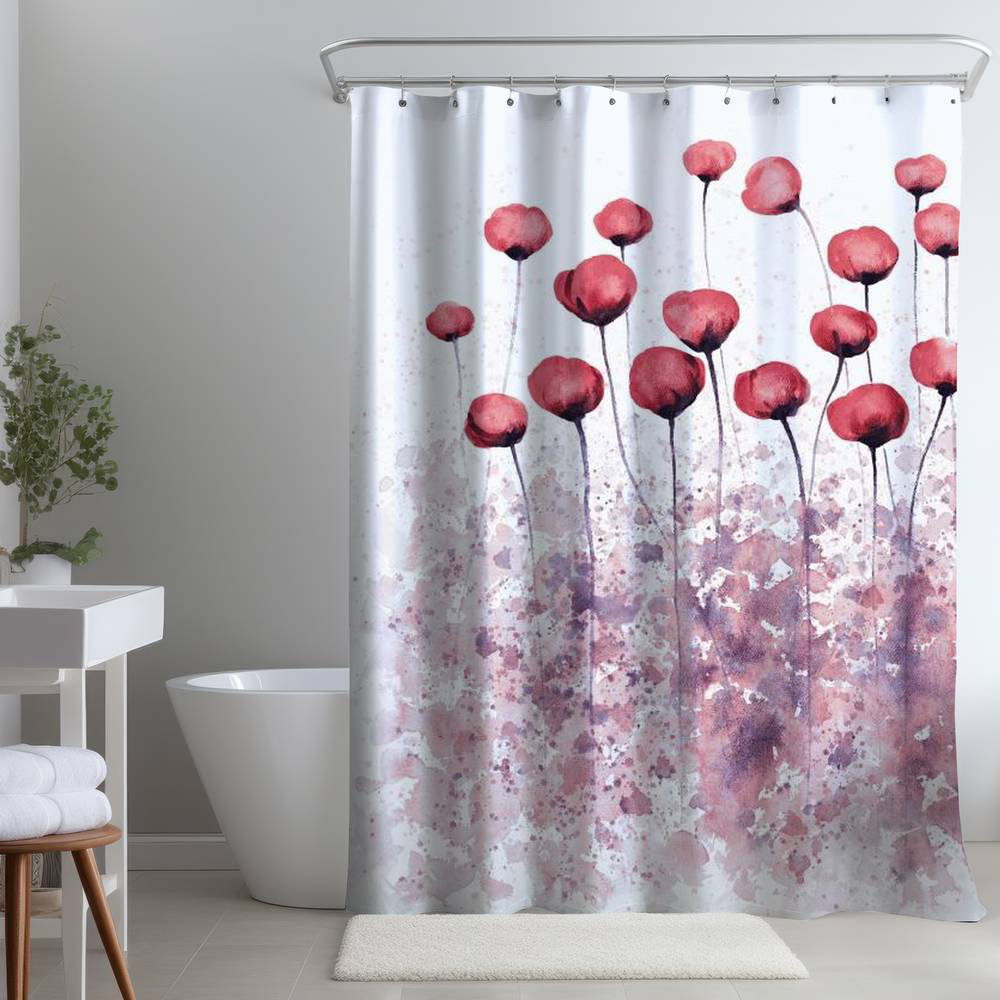 Begin Edition International Inc. Floral Shower Curtain | Wayfair