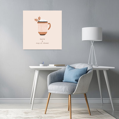 «Hot Cocoa Cheer», impression murale contemporaine