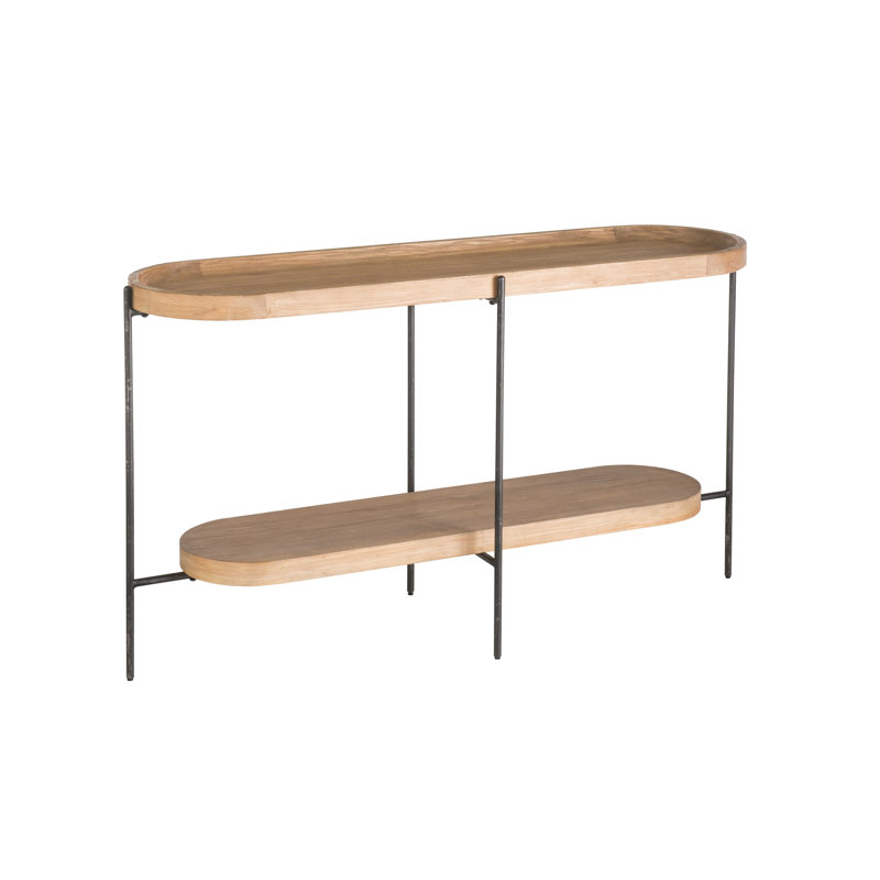 Lianah 143cm Solid Wood Top Console Table