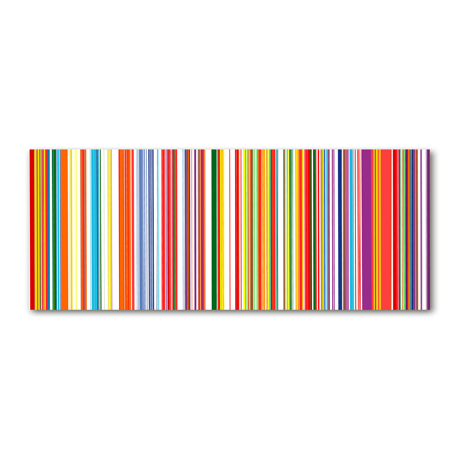 Ebern Designs Colored Stripes - Print | Wayfair.co.uk