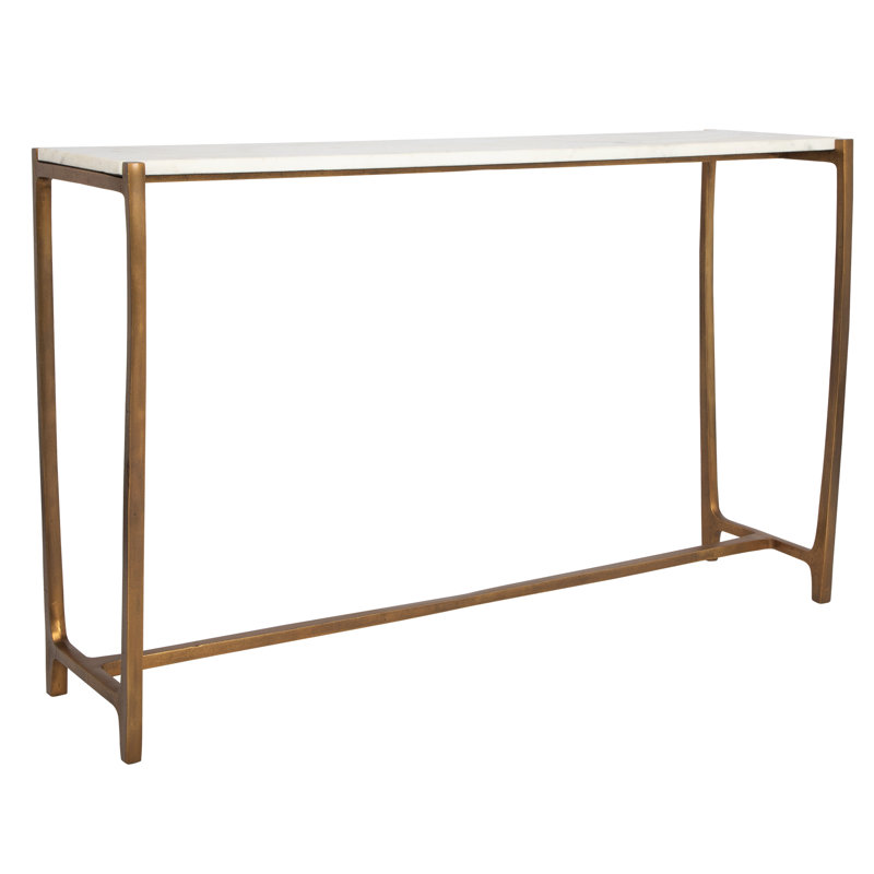 Zeiler 47'' Marble Top Console Table