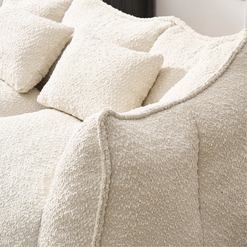 Chenille confortable - s'adapte à divers espaces intérieurs, améliore la détente dans le salon, la chambre à coucher, le fauteuil inclinable carré, la chambre à coucher et le couloir