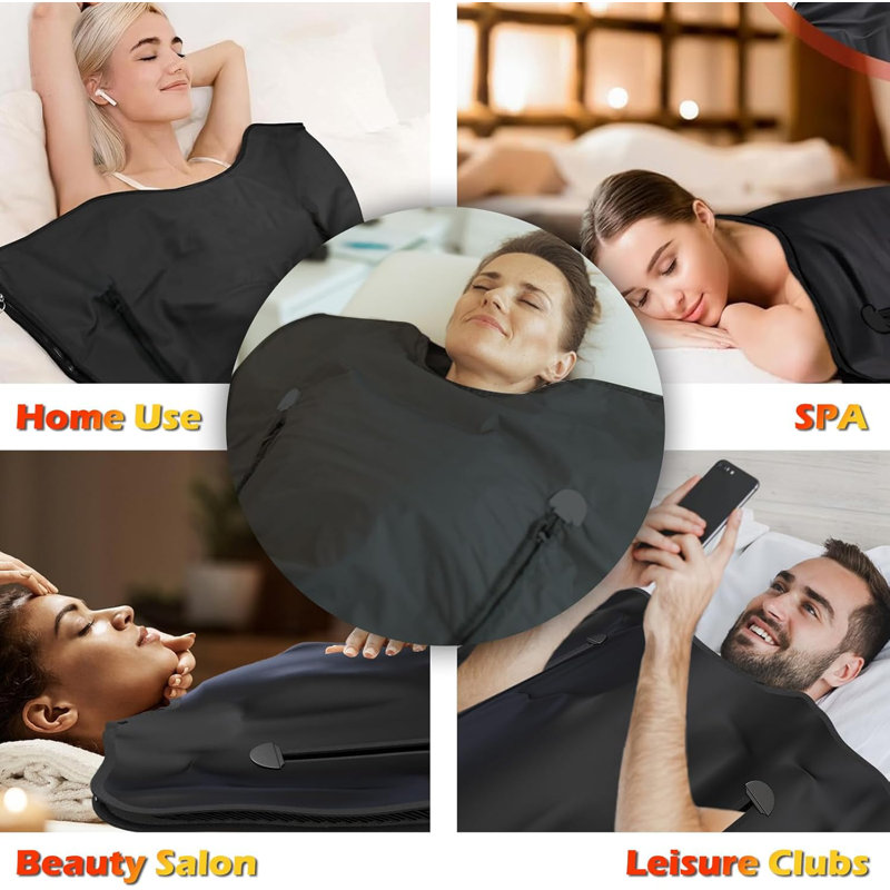 Infrared Sauna Blanket, Portable Infrared Blanket for Relaxation, Sauna for Home Use with 95-167°F