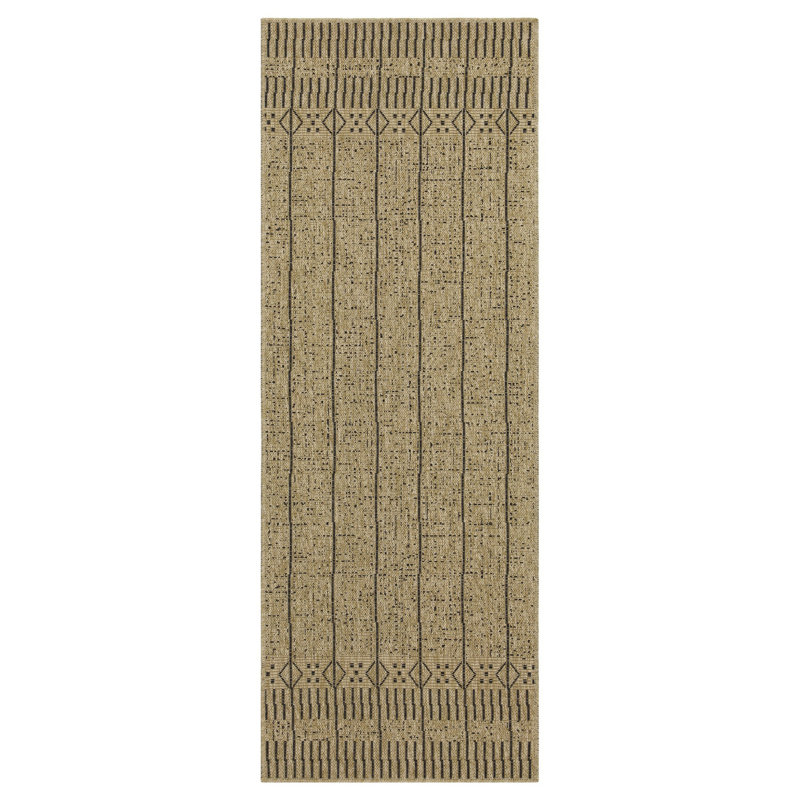 Earth GC_NTL1008 Jute/ Indoor/Outdoor Area Rug, Rectangle 7'10" x 10'3"