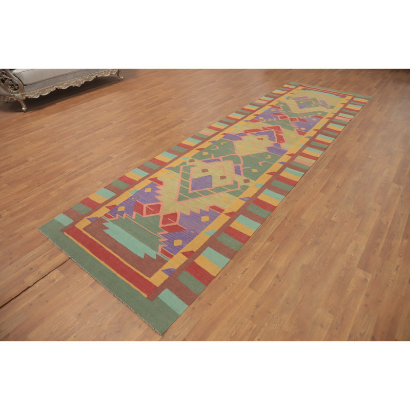 Tapis de couloir tribal Kilim