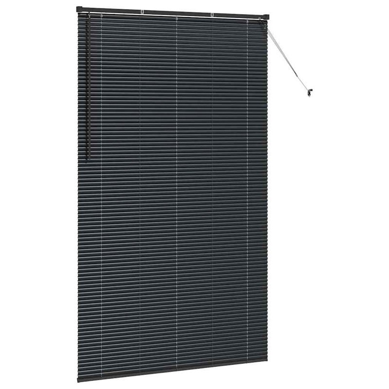 Horizontal/Venetian blind, Black, 220cm L x 125cm W