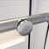 46'' - 48'' W x 76'' H Single Added Frameless Shower Door with Clear Glass