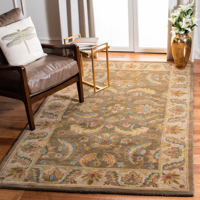 Cranmore Hand Tufted Wool Oriental Rug, Rectangle 7'6" x 9'6"