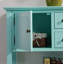 Console pour l'entrée, salon, vert aqua